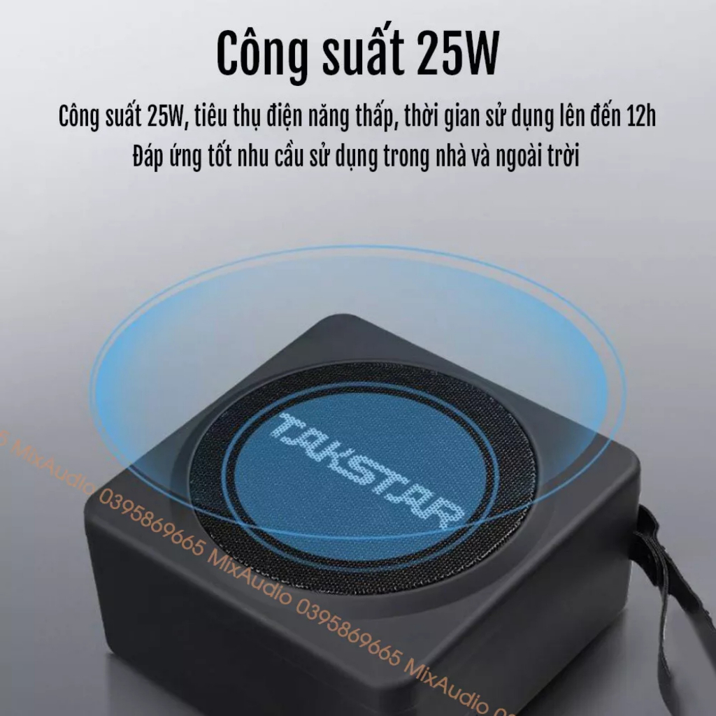 Máy Trợ Giảng Không Dây Takstar E261W Công Suất Lớn 25W, Trang Bị Mic Cầm Tay/Cài Đầu, Chính Hãng Cao Cấp Bảo Hành 1 Năm