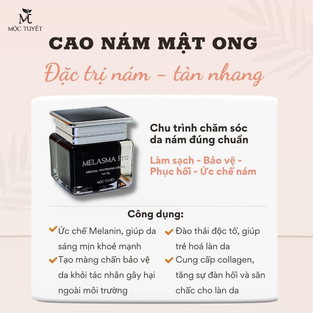 Cao Nám Mật Ong Melasma Pro