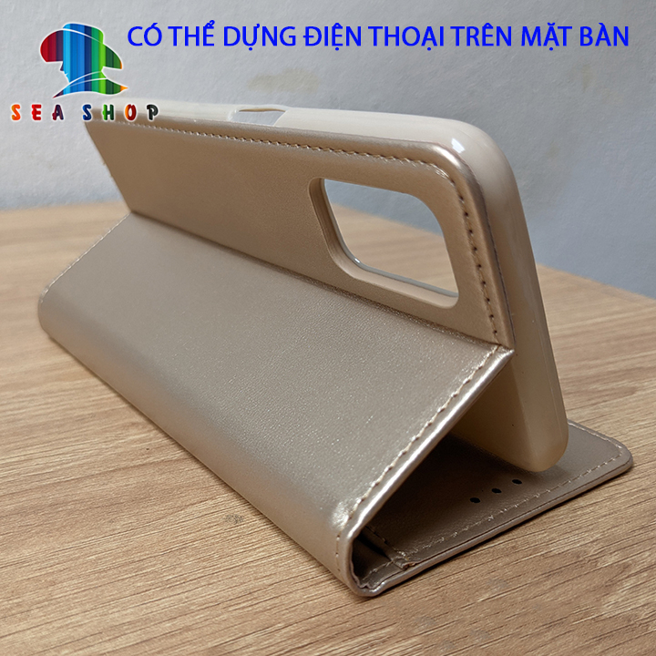 Bao da Samsung A23 5G Dạng ví, Nắp gập-Ốp lưng 2 mặt có thiết kế ví cà thẻ, ngăn lớn để tien mặt - Kính OG cao cấp
