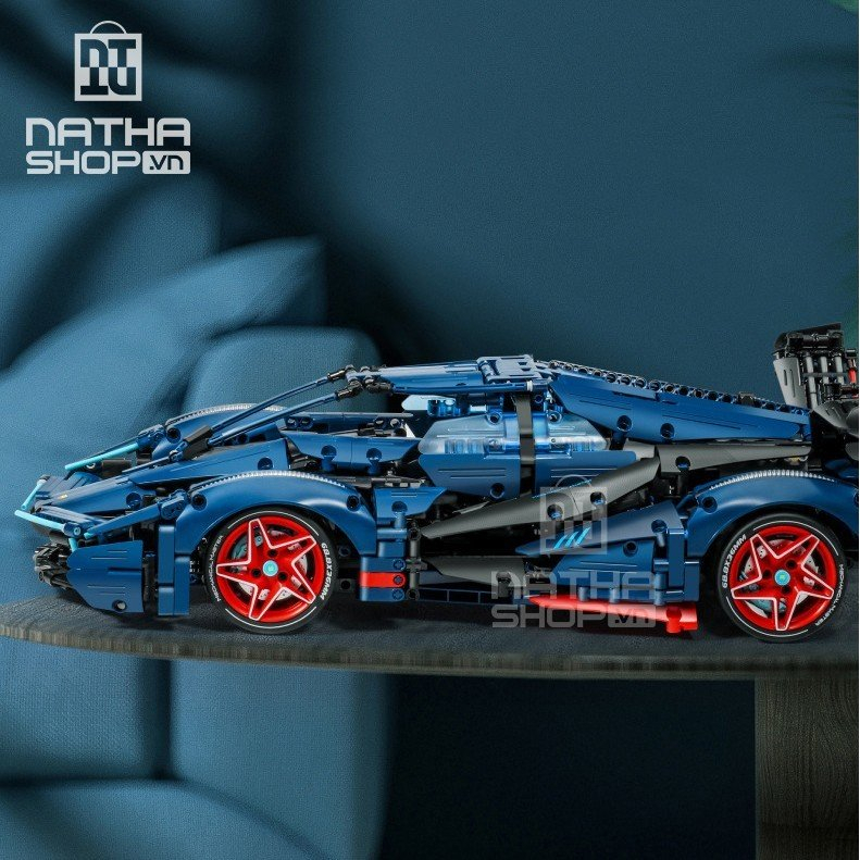 Mô hình lắp ráp LEGO Nathashop Siêu Xe Thể Thao Apollo Intensa Emozione tỉ lệ 1:10 2700 PCS