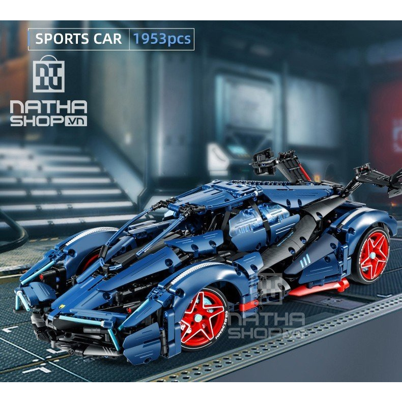 Mô hình lắp ráp LEGO Nathashop Siêu Xe Thể Thao Apollo Intensa Emozione tỉ lệ 1:10 2700 PCS