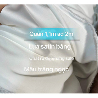 Gấm Lụa trắng lụa satin trắng