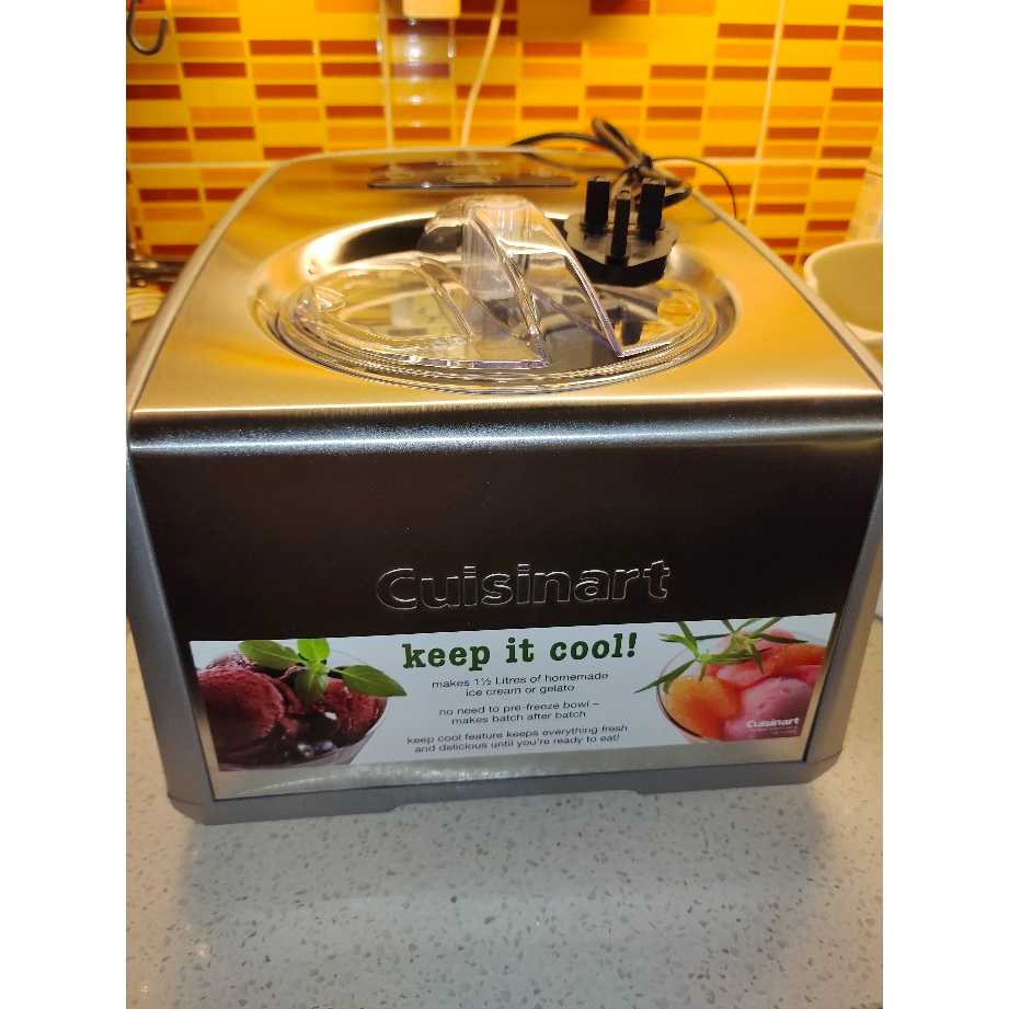 Máy làm kem tươi  kem GELATO Cusinart 1.5 lít , ICE-100, BH 24 tháng