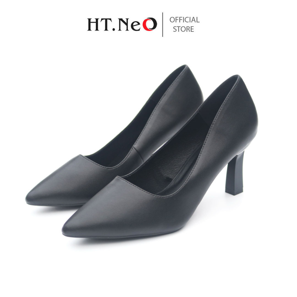 Giày công sở - Giày cao gót nữ HT.NEO da bò thật ,cao 7cm giúp tôn dáng tăng chiều cao ,thiết kế sang trọng , cá tính