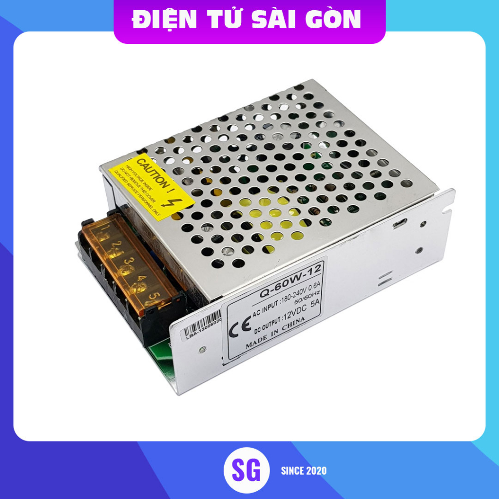 Nguồn tổ ong 12V 5A / 10A / 15A / 30A Power Supply Chuyển điện áp 220V ra 12VDC cho LED , tải khác