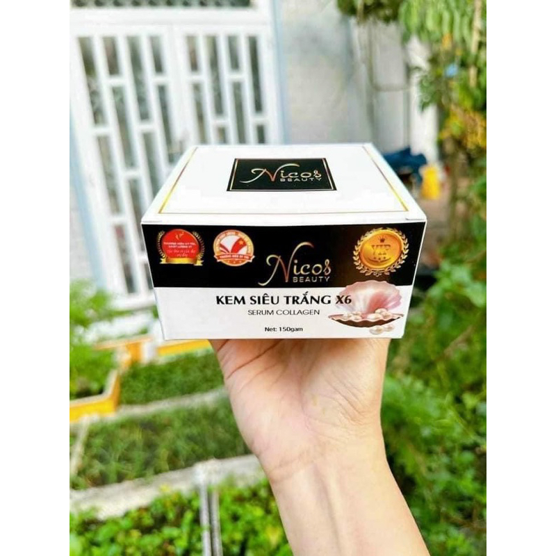 KEM BODY CẤY TRẮNG X6 NICOS chính hãng