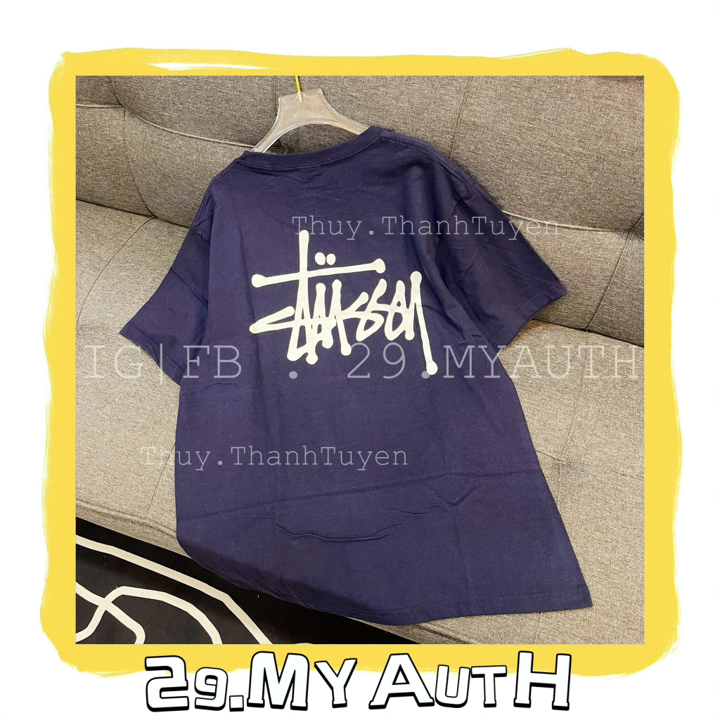 Áo thun STUSSY BASIC (chính hãng) NAVY