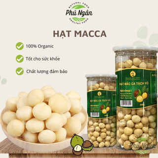 Hạt macca tách vỏ, hạt macca Úc nhập khẩu hộp 500gr