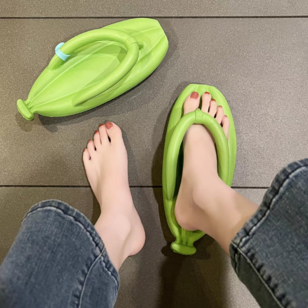 Dép kẹp hình quả chuối dễ thương siêu mềm cho nữ