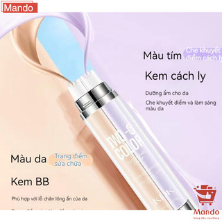 Kem BB kem che khuyết điểm làm trắng làm sáng da trang điểm lâu trôi kem BB kem chống nắng 2 trong 1