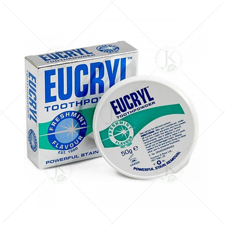 Bột Trắng Răng Bạc Hà Toothpowder Freshmint Eucryl 50g
