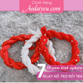 Vấn đội đầu phụ kiện áo dài - aodaiyeu