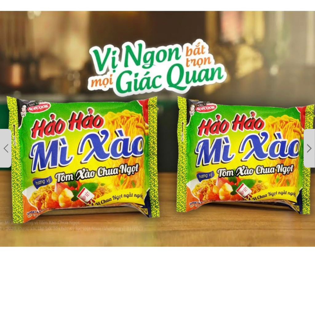 Combo 5 gói  mì tôm xào chua ngọt Hảo Hảo