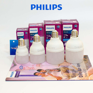  Bóng đèn LED Bulb Philips đầu bằng 3W–17W | Ánh sáng trắng tiết kiệm điện cam kết chính hãng 
