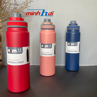 BÌNH GIỮ NHIỆT 800ml (Inox Sus 304)  Kiểu dáng thể thao sang trọng -màu pastel rất đẹp. Đảm Đảm bảo nhiệt độ từ 12 -24h