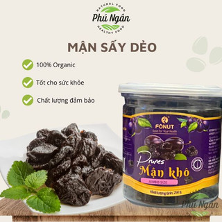Mận sấy, mận sấy dẻo không đường, hàng nhập khẩu Chile, món ăn vặt dinh dưỡng tốt cho sức khỏe