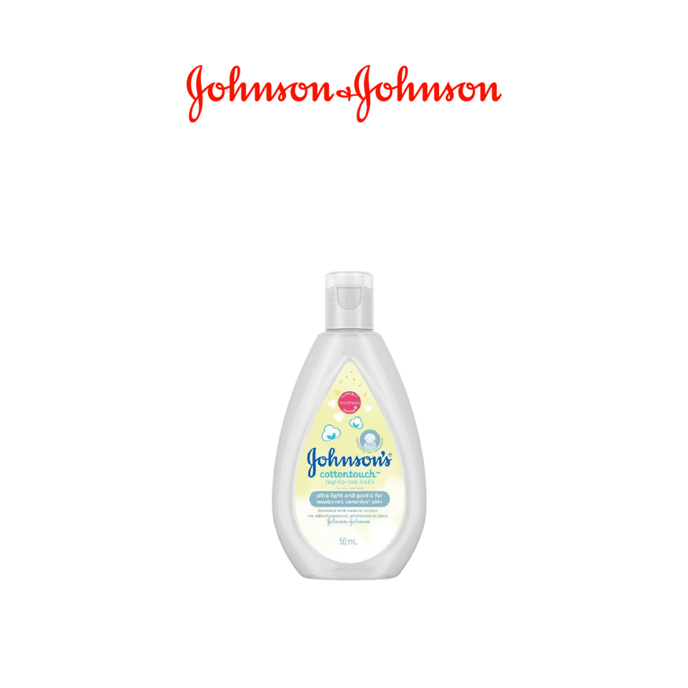 [HÀNG TẶNG KHÔNG BÁN] Combo 2 sữa tắm gội toàn thân mềm mịn Johnson's Cottontouch Top-To-Toe Bath 50ml