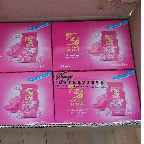 sỉ 12 hộp kem zale white hồng 8g thái lan chính hãng