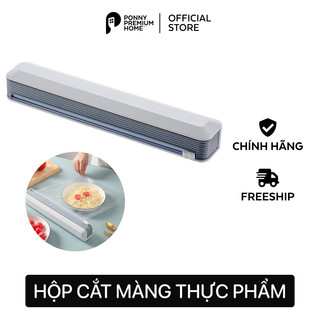 Hộp cắt màng bọc thực phẩm, màng thực phẩm có lưỡi nhạy Ponny Premium Home