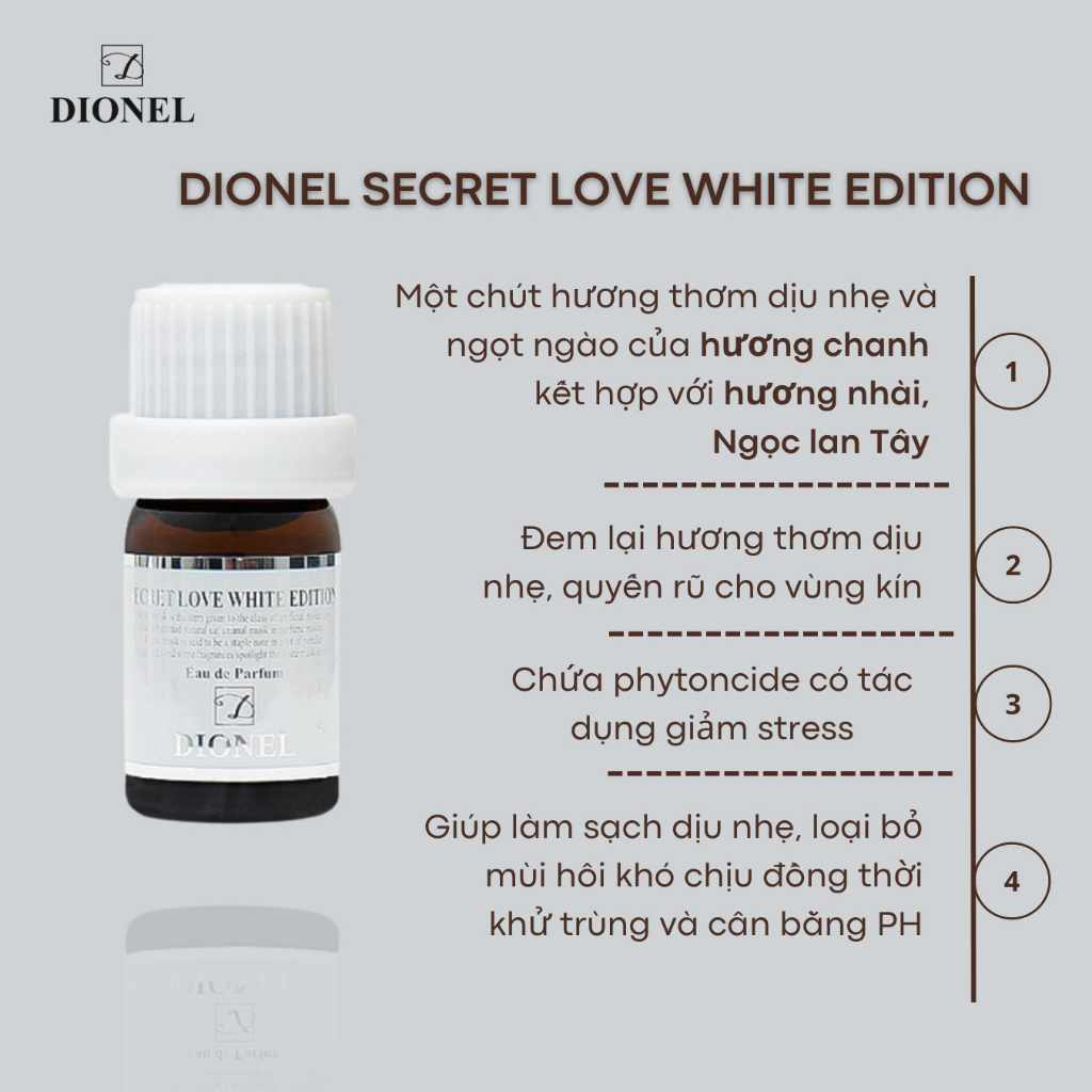 Nước Hoa Vùng Kín Dionel Secret Love 5ml - Che tên sản phẩm