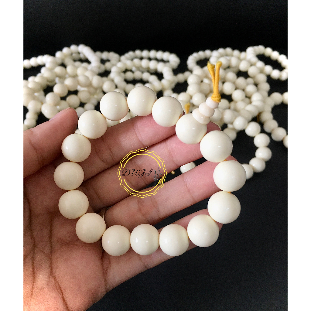 Chuỗi đeo tay xương mỹ nghệ màu ngà -  Dugi store