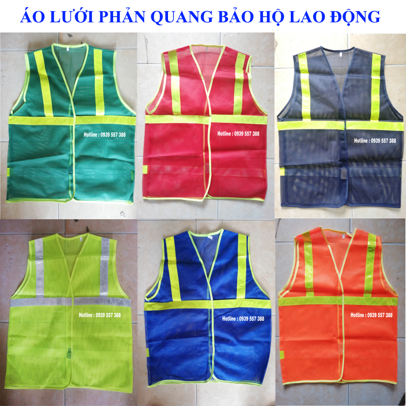 áo lưới phản quang bảo hộ lao động