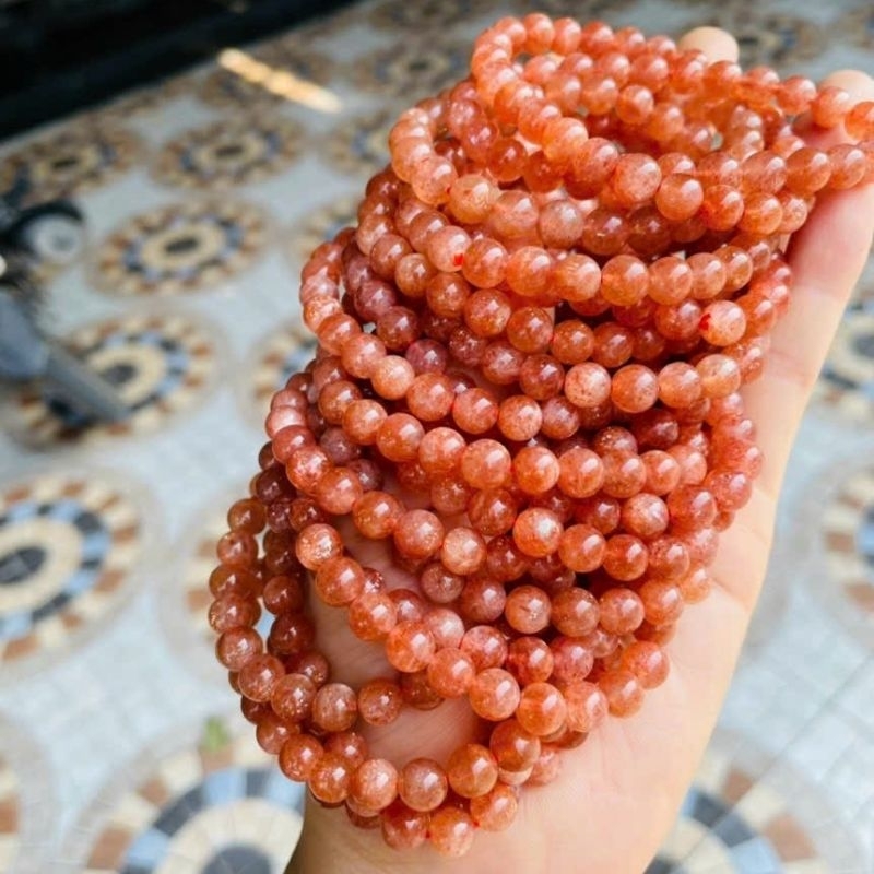 Vòng tay mặt trời mệnh hỏa, thổ size 6.5ly