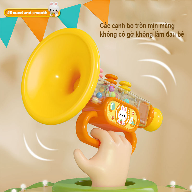 Đồ chơi kèn Trumpet bằng nhựa dễ thương cho bé-LAKIDS