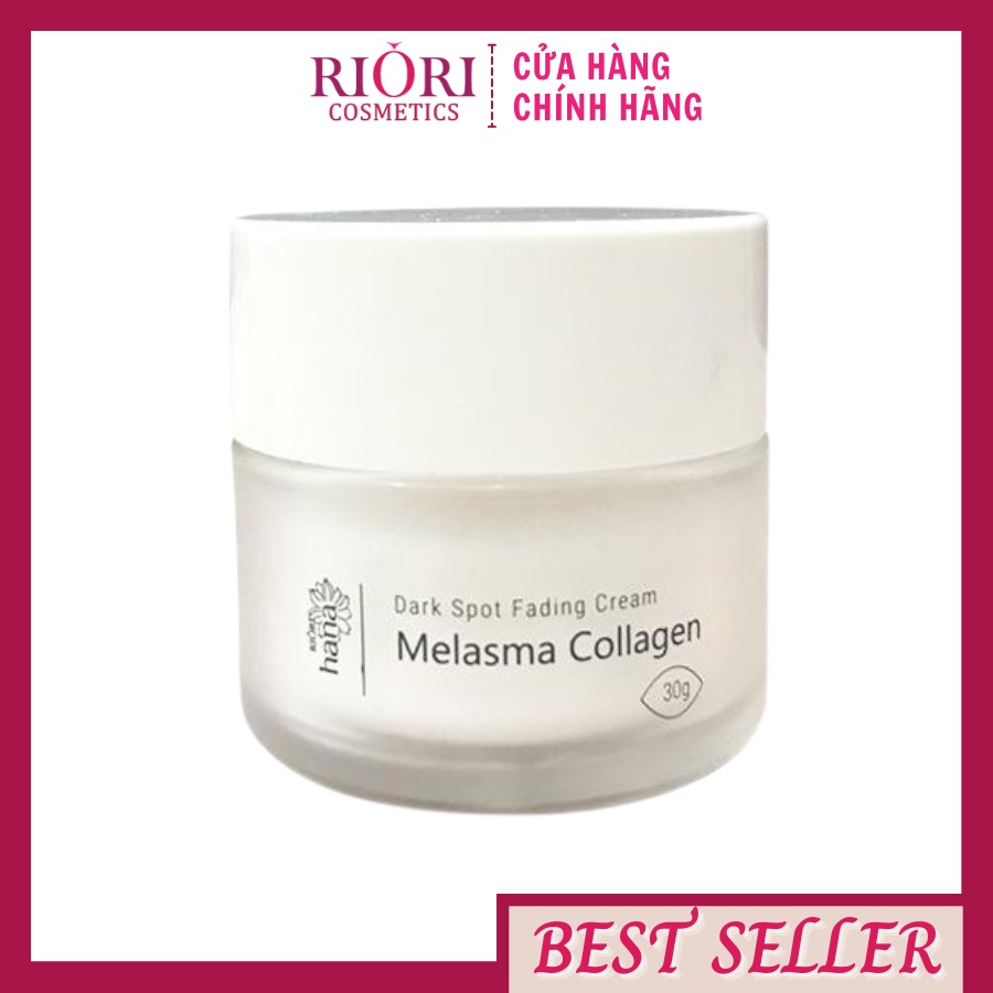 Kem Nám RIORI HANA - Melasma Collagen Dark Spot Fading Cream 30g