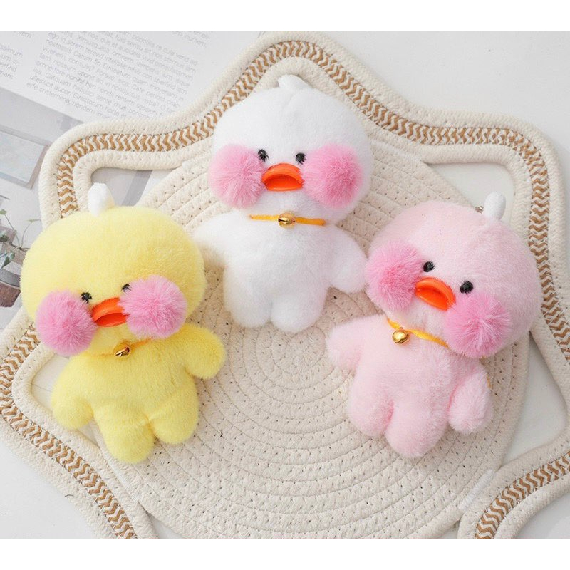Má hồng cute. Móc khóa Vịt mỏ cứng má hồng. Móc khóa, móc túi cặp sách.