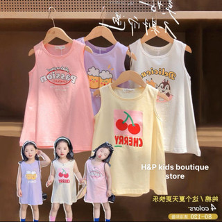 Váy sát nách cotton siêu cute cho bé gái 8-19Kg