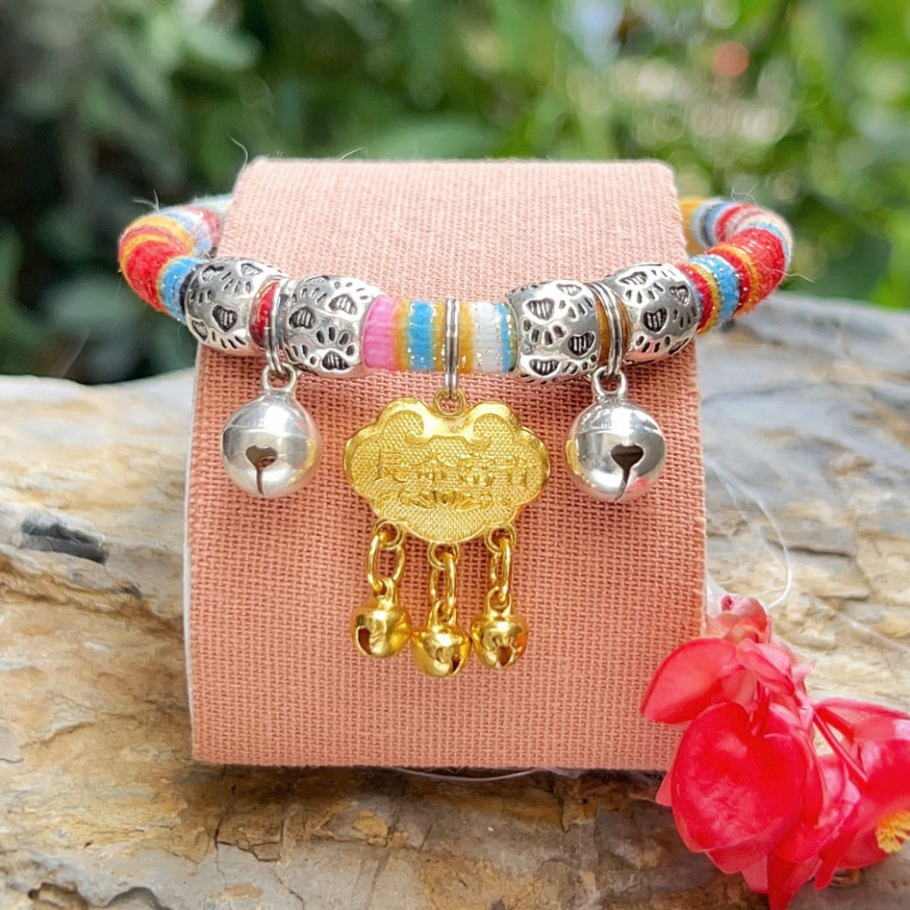 Vòng cổ cho mèo, vòng cho Chó Mèo,mã petmio 07,vòng handmade Shop Tự Thiết kế cute cao cấp,có chuông,không sợ nước