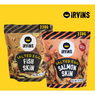 Combo irvins da cá hồi 230g + da cá 230g