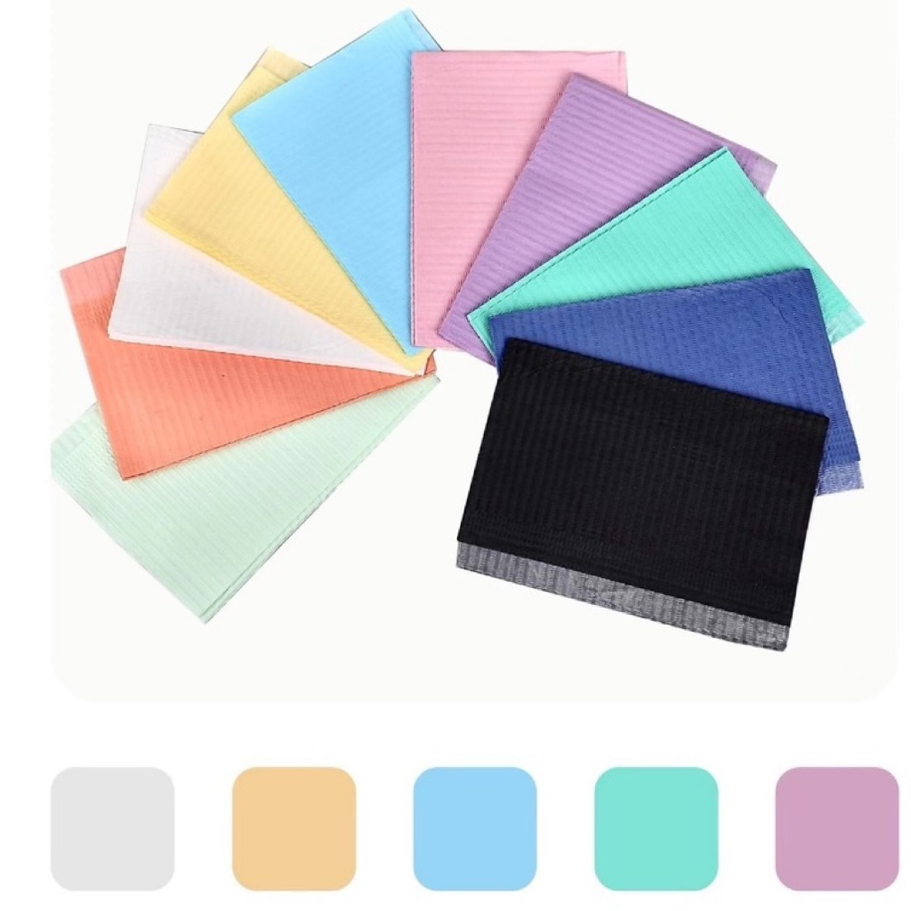 Miếng lót Spa -Có bán lẻ  Bịch 125c Giấy lót xe đẩy kệ phun xăm, lót bàn phun xăm, giấy lót vệ sinh.