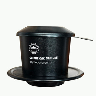 Phin nhôm pha cà phê MÀU ĐEN mạ màu anode cao cấp Cà phê Đồng Xanh
