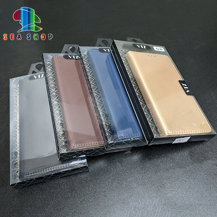 Bao da Xiaomi Mi 9A, 9C Dạng ví, Nắp gập-Ốp lưng 2 mặt có thiết kế ví cà thẻ, ngăn lớn để tien mặt - Kính OG cao cấp