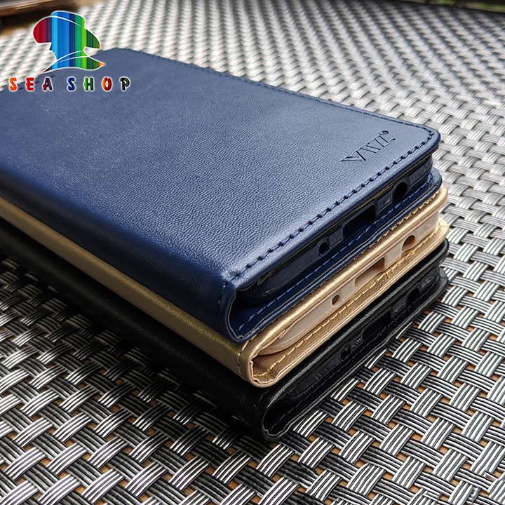 Bao da Xiaomi Mi 9A, 9C Dạng ví, Nắp gập-Ốp lưng 2 mặt có thiết kế ví cà thẻ, ngăn lớn để tien mặt - Kính OG cao cấp