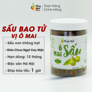 Sấu bao tử giòn vị ô mai Phan Huệ 500g.Vị giòn chua cay mặn ngọt đặc sản Hà Nội