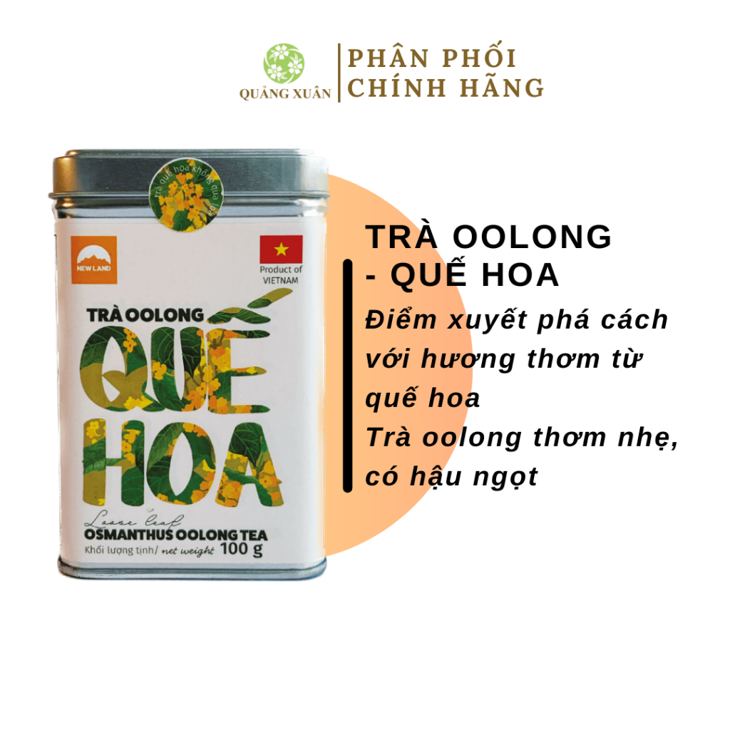 Trà Oolong Quế Hoa  100g - Trà Đất Mới