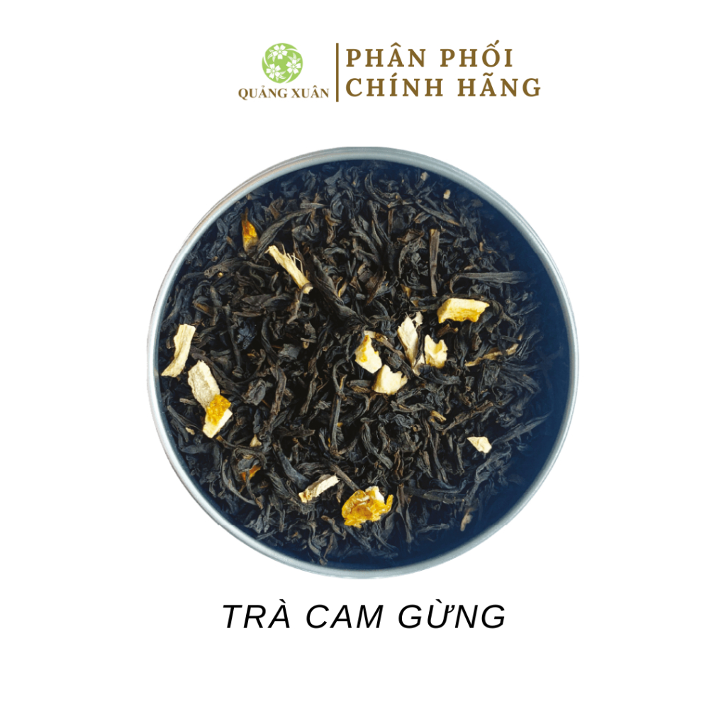 Trà Đen Cam Gừng  100G - Trà Đất Mới