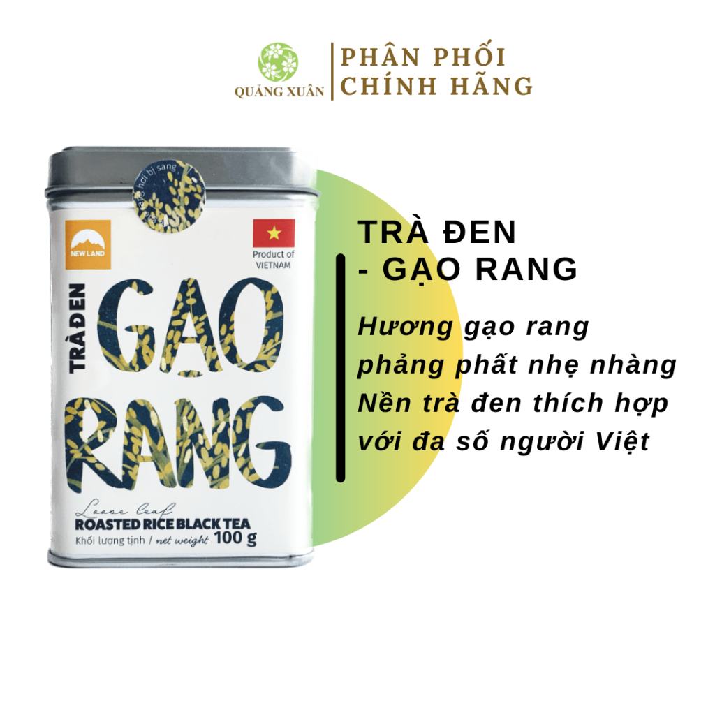 TRÀ GẠO RANG  100G - Trà Đất Mới