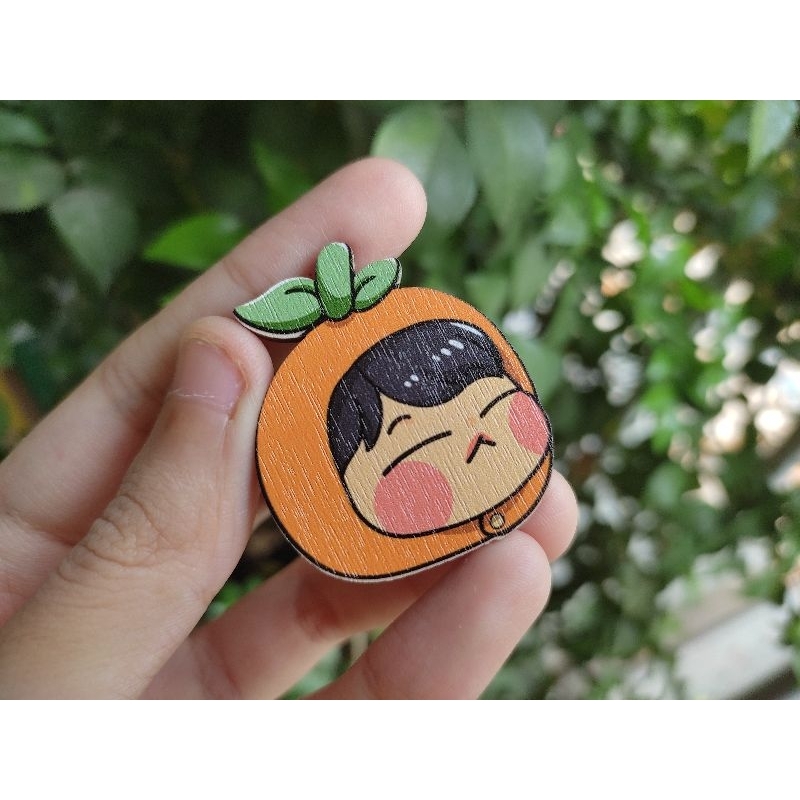 Pin gỗ Yoong Quả Quýt