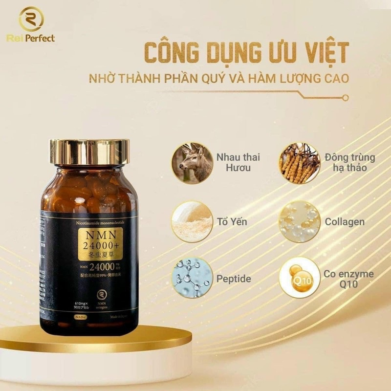 Viên uống NMN 24000+ Tochukasou tăng cường sức khỏe