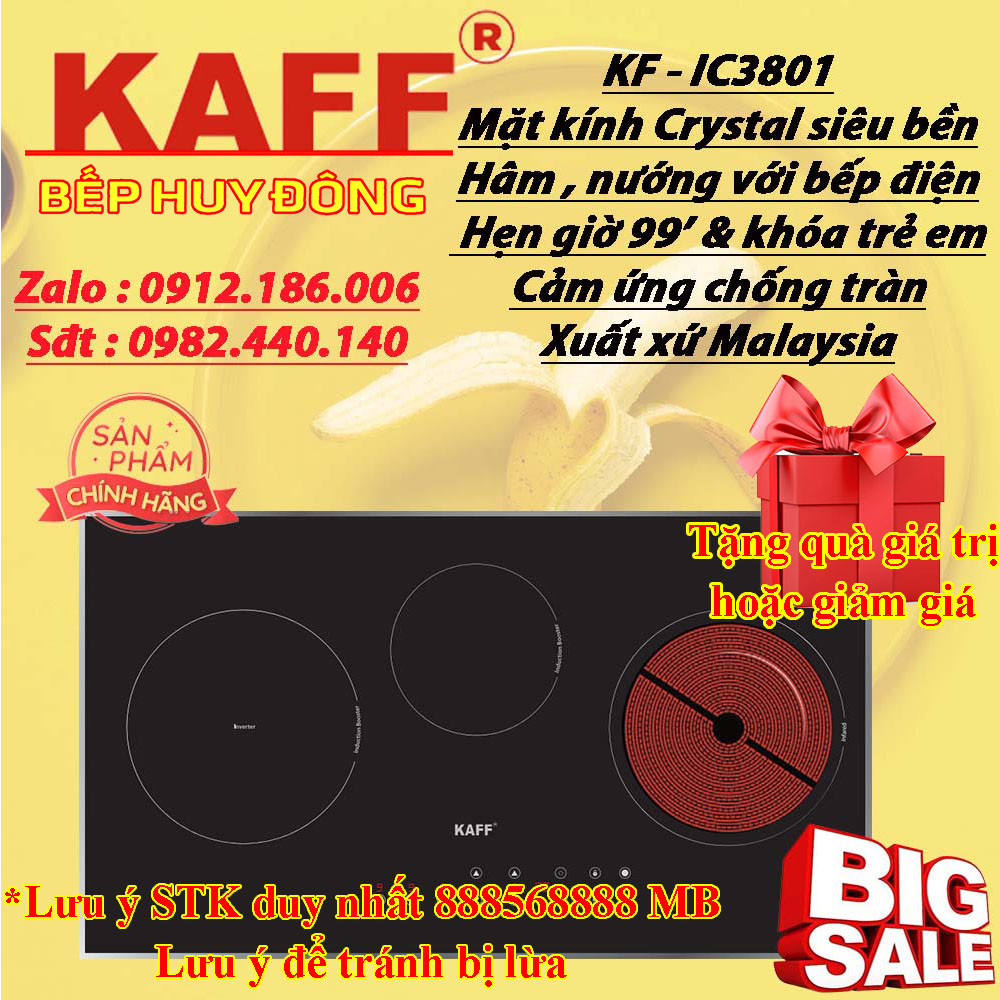 BẾP ĐIỆN TỪ KAFF KF - IC3801