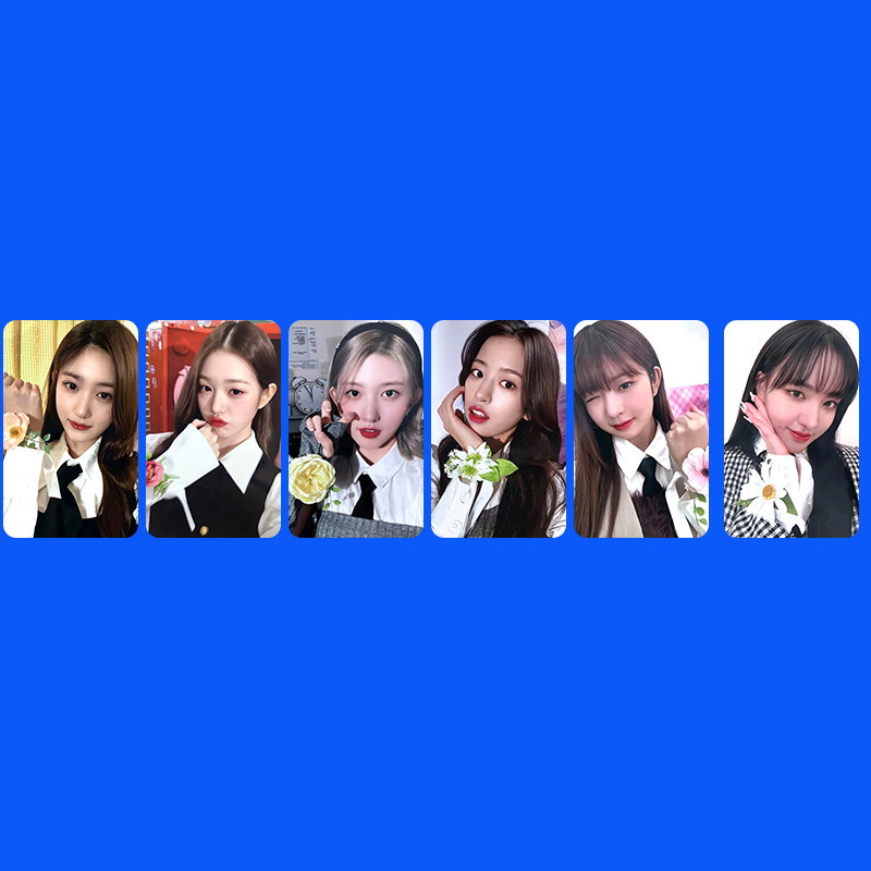 Lomo bo góc IVE hộp thẻ hình 32 tấm