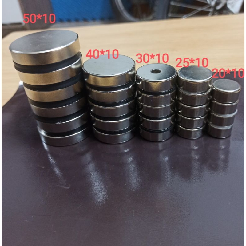 Nam châm viên tròn lực hút siêu mạnh độ dày ~1cm