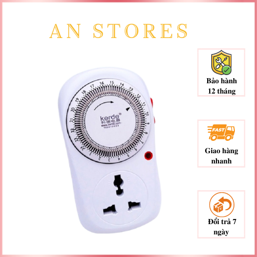 Ổ cắm điện thông minh lập trình bật tắt thiết bị điện theo chu trình V2 ( MÁY BƠM, SẠC ĐIỆN, MÁY SỦI,ĐIỀU HÒA...)