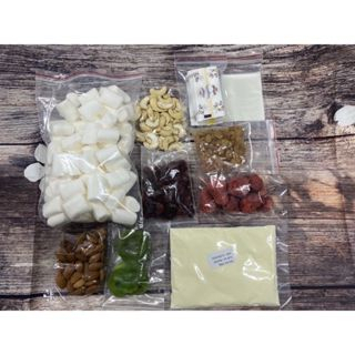 Set nguyên liệu làm kẹo Nougat các vị