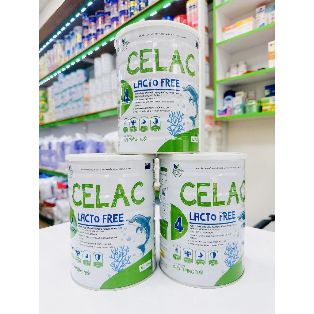 Sữa Bột Celac Lacto Free 900gr Dành Cho Đối Tượng Không Dung Nạp Sữa Bò, Dị Ứng Lactos