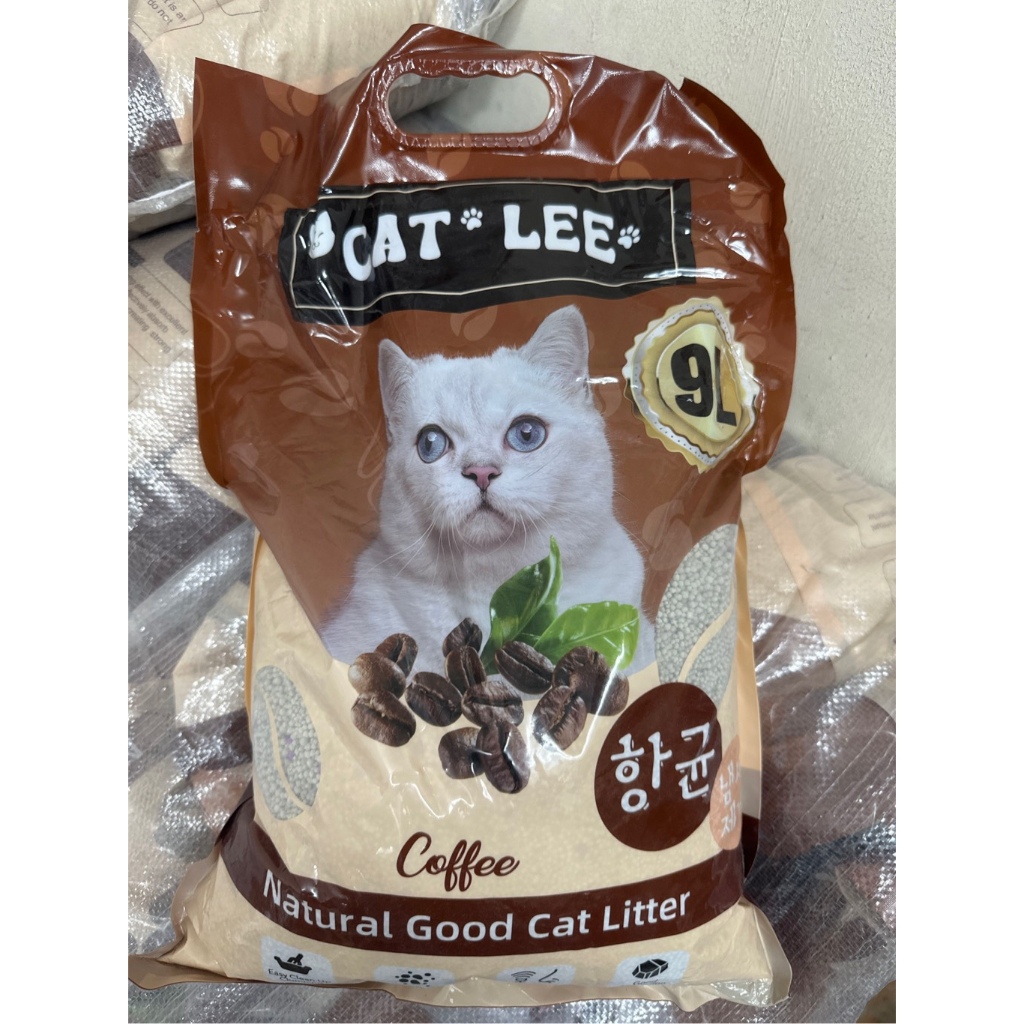 Cát vệ sinh cho mèo Hàn Quốc cao cấp Cát lee Cát vệ sinh vón cục khử mùi tốt cho mèo 9L